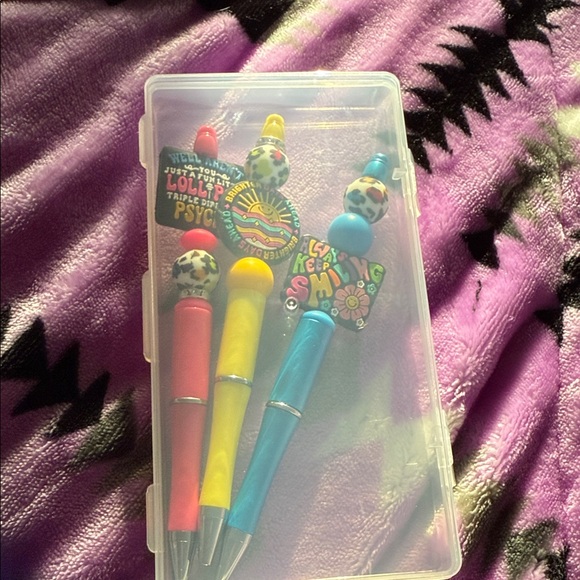 Vibrant Novelty Pen Trio - Picture 2 of 3